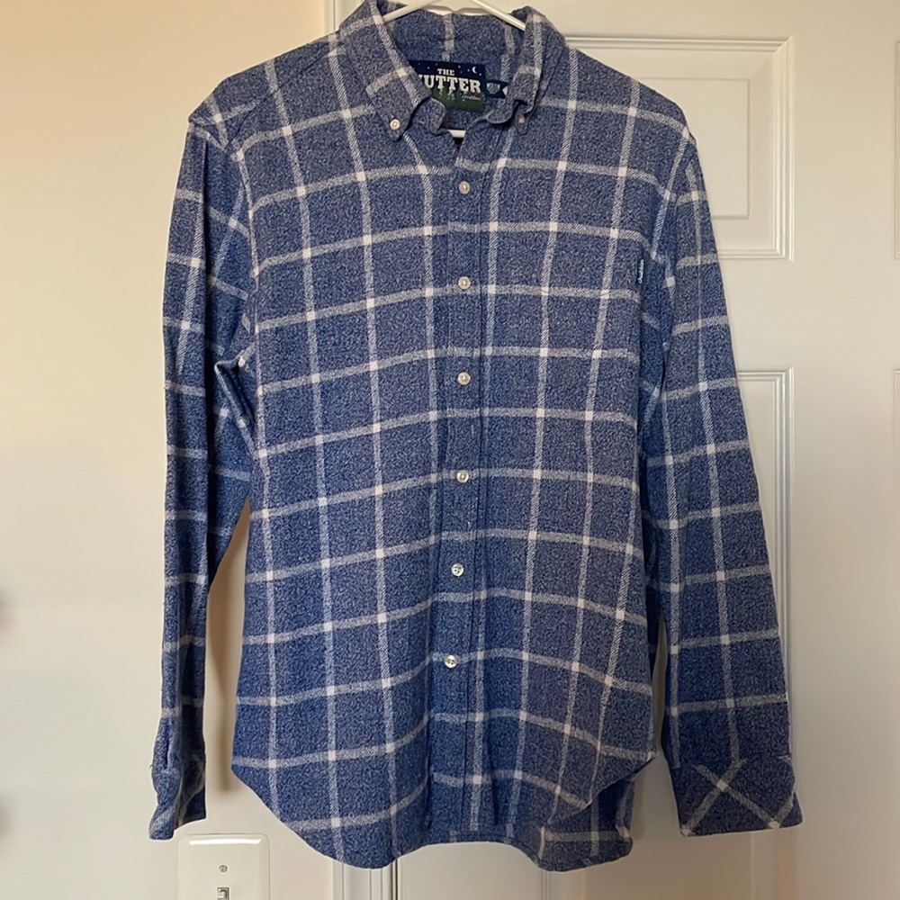 Chubbies The Nutter Flannel Shirt light blue size medium